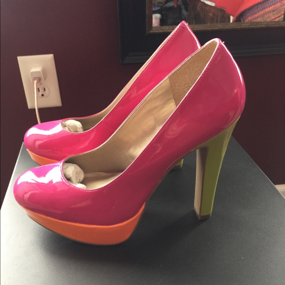 Guess-G by Guess Color Block Platform Shoes
